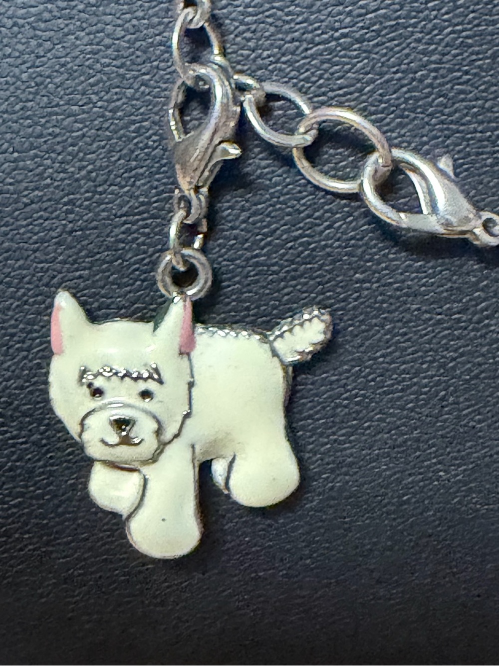 Webkinz Vintage Charm Necklace in Silver with Colorful Enamel Charms - Picture 3 of 7